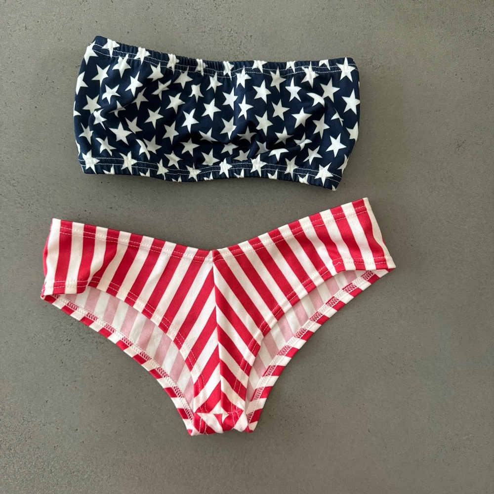 Americana two-piece bikini lingerie size small